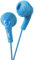 JVC Gumy HA-F160 - Auriculares In Ear con Cable de 1 metro para Android, iPhone, Ordenadores, Portátiles, Consolas y más (Imán de Neodimio, Jack de 3,5 mm, 15 Hz - 20 KHz), Color Azul