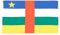 AZ FLAG - Bandera República Centroafricana - 90x60 cm - Bandera Centroafricana 100% Poliéster Con Ojales de Metal integrados - 50g - Colores Vivos Y Resistente A La Decoloración