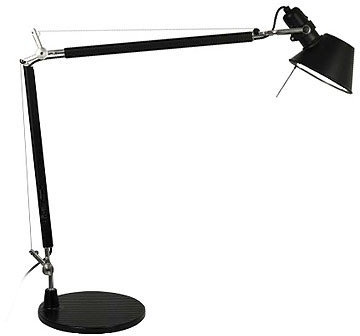 Artemide Tolomeo Mini mit Tischfuß schwarz