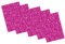 folia-Glitter Gomma espansa II su Un Lato Autoadesivo, 5 Fogli Rosa da 20 x 29 cm, Circa 2 mm di Spessore, per Decorare e Creare Adesivi, Colore, 231923