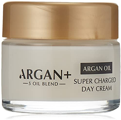 ARGAN Supercharged Tagescreme, pflegende marokkanische Arganöl, vegane Hautcreme, 50 ml