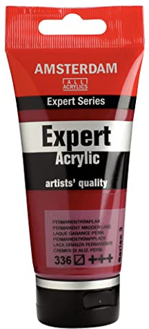 Amsterdam Expert Series Acrylic Paint Tube - Laque garance permanente 336-75 ml - Corps épais - Qualité artiste - Durable et flexible - Haute résistance à la lumière - Sans odeur - A base d'eau