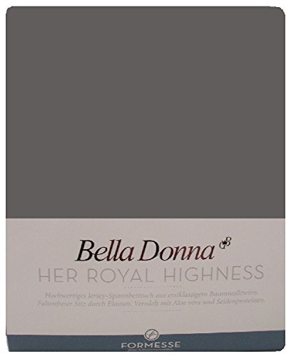Formesse Bella-Donna Jersey Spannbettlaken hellanthrazit, 140x200 - 160x220 cm