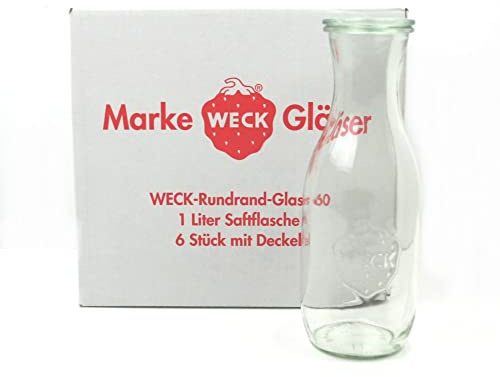 Saftflasche en verre 1 l-karton 6 bouteilles