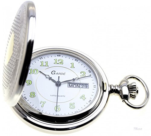 Ruhla Taschenuhr Garde 8696-3 Savonette mit Uhrenkette