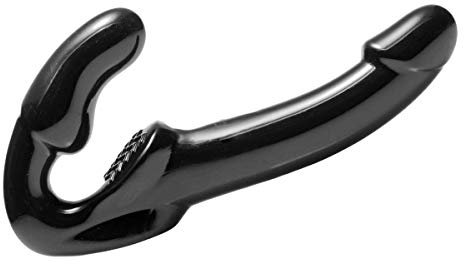Strap U G Spot Dildo con Correa de Revólver sin Tirantes - 413 gr