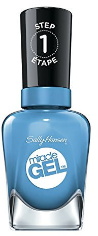 Sally Hansen Miracle Gel Nail Polish At-home gel manicure, Rhythm and Blue, Blue Shades - 14.7ml