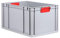 aidB Eurobox Color, Griffe geschlossen, 600x400x320mm, 1 St, rot