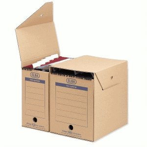 Elba 100421090 Hängeregistraturbox Maxi tric system naturbraun