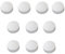 30x Weisse Magnete, Ø 15, 20, 24 mm, Haftmagnete Weiß für Whiteboard, Kühlschrank, Magnettafel, Magnetset 3 verschieden Größen, Weiß
