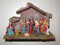 Weihnachtskrippe mit Figuren
