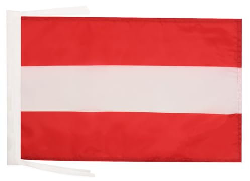 AZ FLAG - Flagge Österreich - 45x30 cm Mit Kordel - Österreichische Fahne 30 x 45 Cm - Flaggen