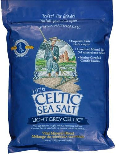 Celtic Sea Salt Bag, Light Grey, 5 Pound