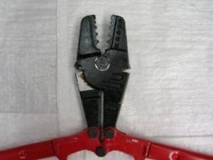 Secure Fix Direct Ferrule Wire Rope Rigging Crimping Tool Swaging Cutting Pliers - Cutters