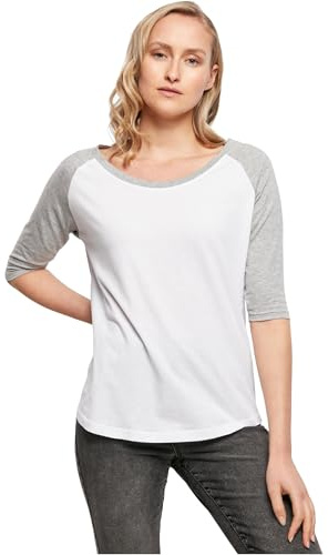 Build Your Brand Damen By022-ladies 3/4 Contrast Raglan Tee T-Shirt (1er Pack)
