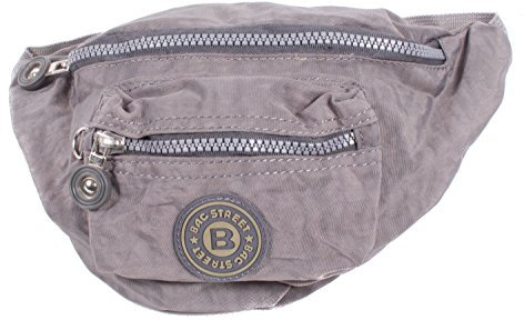 Gürteltasche Bauchtasche Hüfttasche Nylon grau