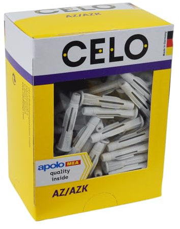 CELO Allzweckdübel AZ 6: Der vielseitige Helfer für alle Baustoffe, 100er Box