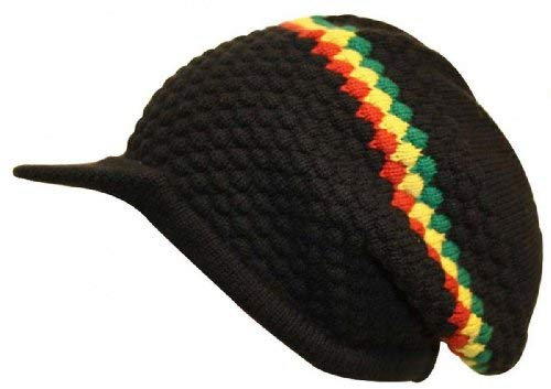 CRAZY LIZARD Rasta Reggae Strickmütze 3 Stripes
