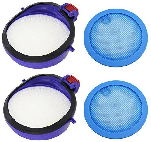 SPARES2GO Washable Motor Filters Kit for Dyson DC24 DC24i Vacuum Cleaner (2 x Pre Motor + 2 x HEPA)