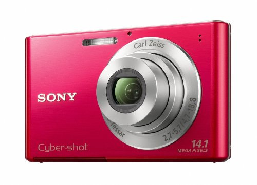 Sony DSC-W330 14.1MP 4X Wide Angle Zoom Digital Camera with Digital Image Stabilization and 3-Inch LCD Screen (Red)