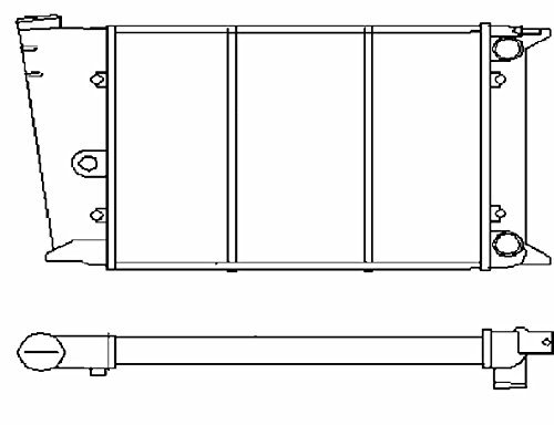 Hella 8MK 376 715-291 Radiator for Engine Cooling