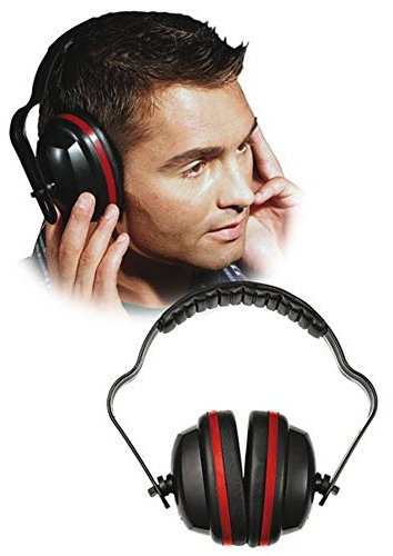 REIS OSB Casque anti-bruit Noir/rouge Taille S/M/L