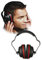 REIS OSB Casque anti-bruit Noir/rouge Taille S/M/L