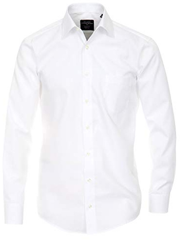 CASAMODA Herren Popeline Hemd uninah 006550 Modern Fit