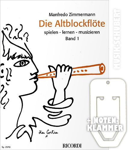 Die Altblockflöte Band 1 (+CD) inkl. praktischer Notenklammer - spielen - lernen - musizieren --- Das umfangreiche Lehrwerk für Jugendliche (ab 10 Jahre) und Erwachsene mit einer zeitgemäßen Literaturauswahl und vielen praktischen Zusatzinformationen (Taschenbuch) von Manfredo Zimmermann (Noten/Sheetmusic)