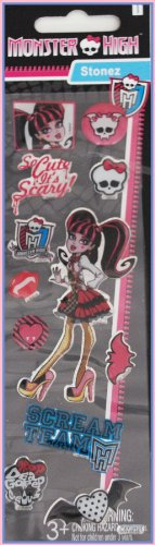 Monster High Sticker, enthält je 12 Sticker, verschiedene Varianten: Popz, Sparkelz, Stonez (Stonez)