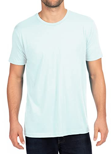 Next Level Mens Premium Fitted CVC Crew Tee (N6210) Ice Blue 3XL