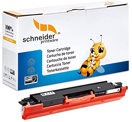 schneiderprintware Toner kompatibel zu HP 126A / CE310A schwarz für HP Color Laserjet CP1028nw, Pro CP1020, Pro CP1021, Pro CP1022, Pro CP1023, Pro CP1025