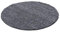 Ayyildiz Teppich-Hochflor Shaggy Teppich Unicolor einfarbig Wohnzimmer Flauschig, Polypropylen, Grau, 120 X 120