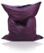 Kinzler, Poltrona sacco gigante, 140x180 cm, Viola (mora)
