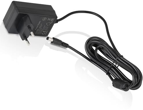 Wicked Chili 2500mA DC Hohlstecker Netzteil 5,5mm/2,5mm Universal zB für Bose SoundLink Mini, Kraftmax BC-4000 Pro Akku Ladegerät (12V DC / 2.5A / Länge: 300 cm) schwarz