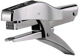 Rexel Optima 19 Low Force Plier Stapler - Silver/Black