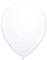 Folat 08104 weiße Ballons 30cm-100 Stück, Weiß
