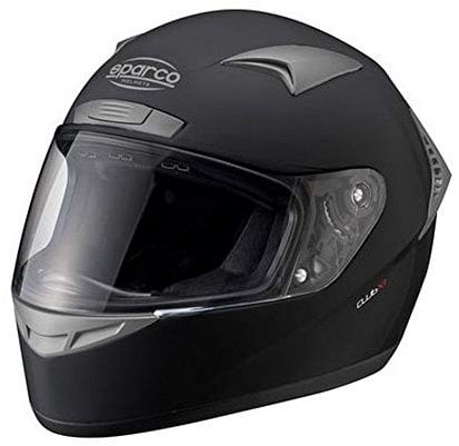 sparco Herren 003319N2M Helm Club X-1 Größe M Nr Om, Schwarz
