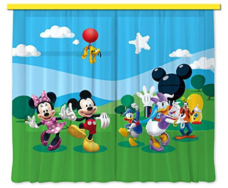 Gardine/Vorhang FCS xl 4307 Kinderzimmer Disney Mickey Mouse