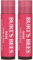 Burt's Bees Lippenbalsam mit langanhaltender 2-in-1-Duo-Balsam-Formel, Farbe angereichert mit tief feuchtigkeitsspendender Sheabutter für ein natürlich aussehendes, baubares Finish, Blütenblatt-Rose,