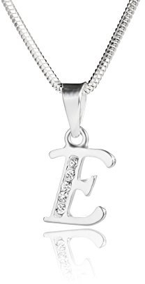 LILLY MARIE Exquisite Sterling Silber Halskette Mit Buchstaben Anhänger