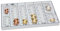 Wedo Monnayeur de rechange pour caisse à monnaie EUROPA 26,2x16,0x3,0mm Gris lumière
