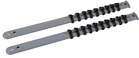 Silverline 675314 Socket Storage Rail Set 2pce 1/4