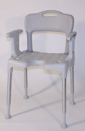 Swift Etac Duschstuhl mit Rückenlehne und Armlehnen