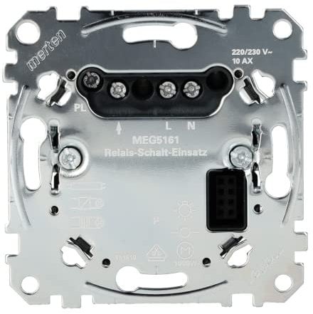 Schneider Electric Merten Relais-Schalt-Einsatz, Unterputz, 1-fach, Artikelnummer MEG5161-0000