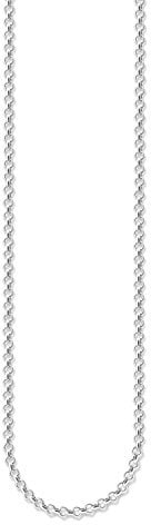 Thomas Sabo Charm Club Unisex-Charm-Kette, kleine runde Gliederkette, 925er Sterlingsilber, X0001-001-12