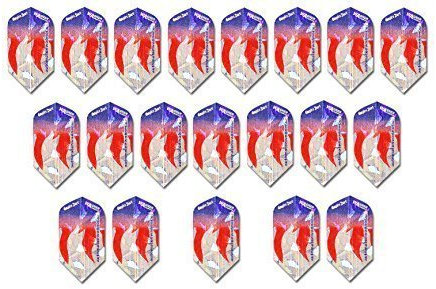 Wagner Automaten Dart Flights Sparpreis% Made by Empire®Dart (20 Sets (60Stück), Flight WA Metallic Slim)