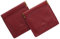 Visconti Paquet de 2 Porte-Monnaies en Cuir avec Ouvertures d'Encliquetage CP7 Rouge