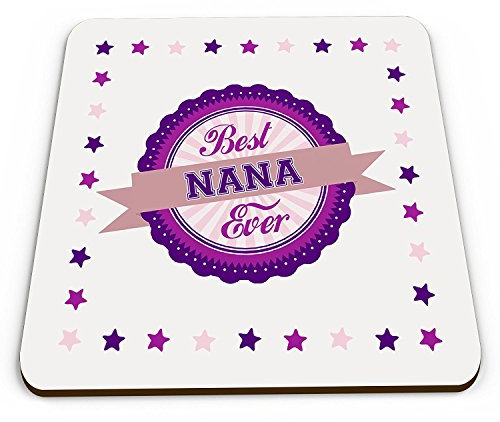 Meilleur Nana Ever fantaisie brillant Mug Dessous de Verre – Rose/violet