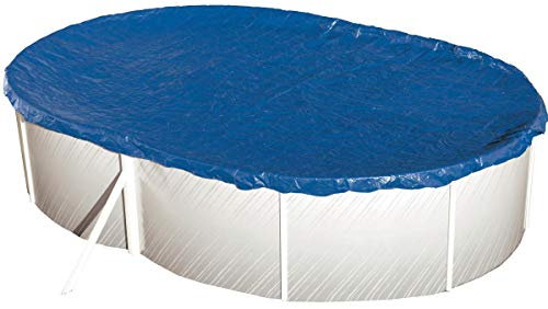 Steinbach Sommerabdeckplane für Ovalbecken 640 x 360 cm, Übermaß 70 cm, 036250